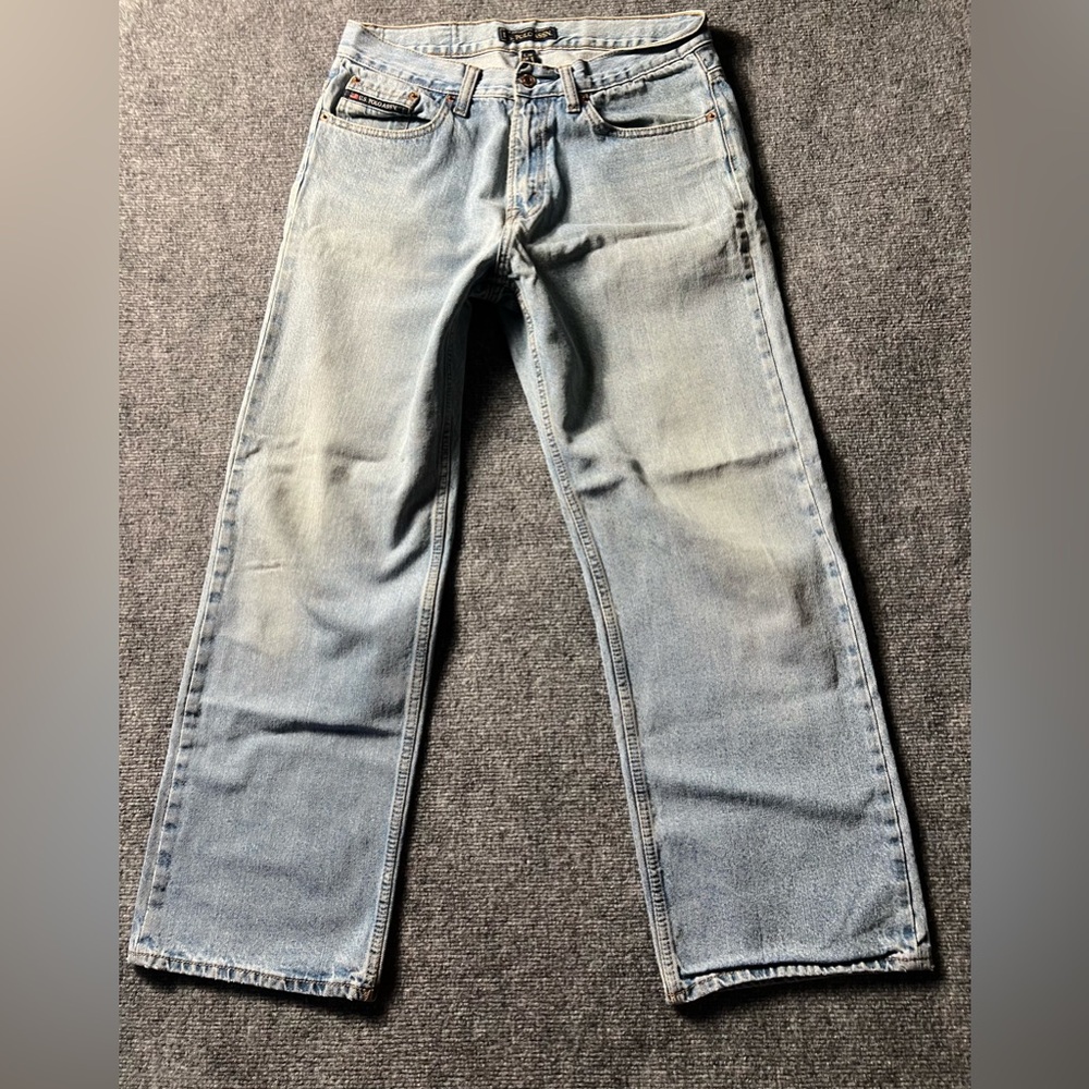 US Polo Association Jeans Men's 32X30 (32X29) Blue Denim  Y2K 90s Cowboy Biker